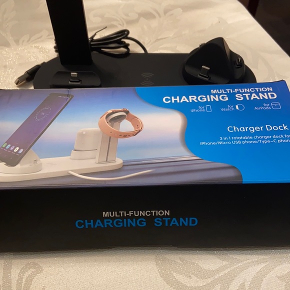 Other - *New Black Multi-Function iPhone/android charger, watch, AirPod Charging Stand.*